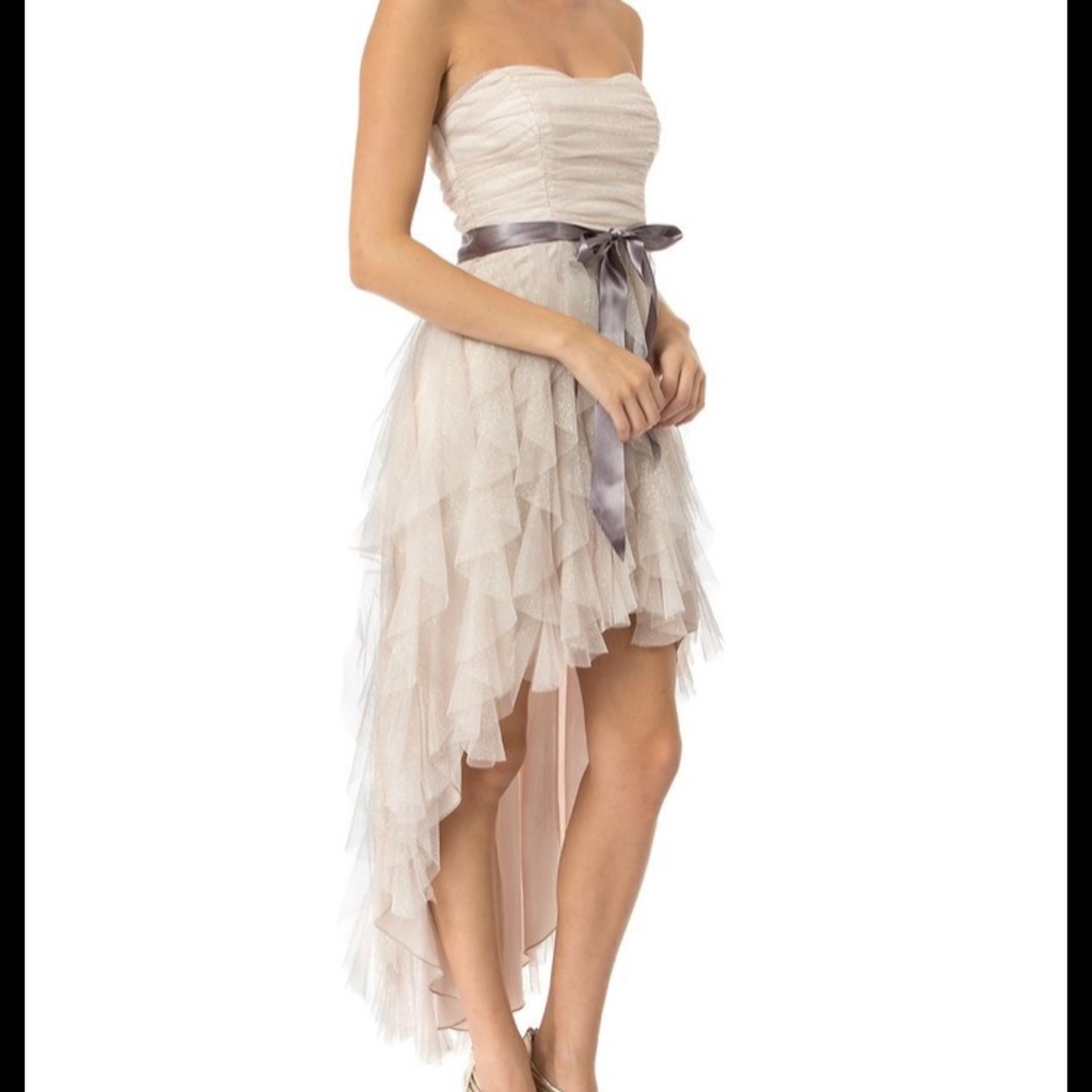 Beautiful strapless high-low dress size 5 juniors